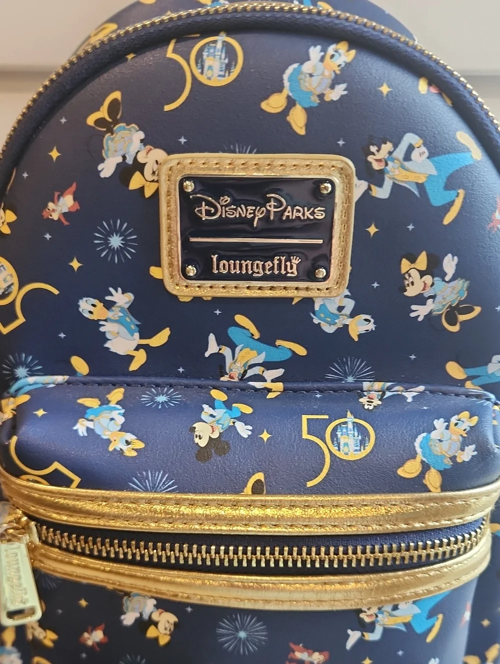 Walt Disney World 50th Anniversary Mickey and Friends Loungefly Backpack